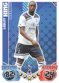 Ledley King Tottenham Hotspur 2010/11 Topps Match Attax #276